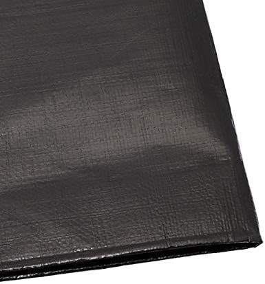 Брезент Commercial от ултра силна черен полиетилен, 6 x 8 фута, 2 опаковки