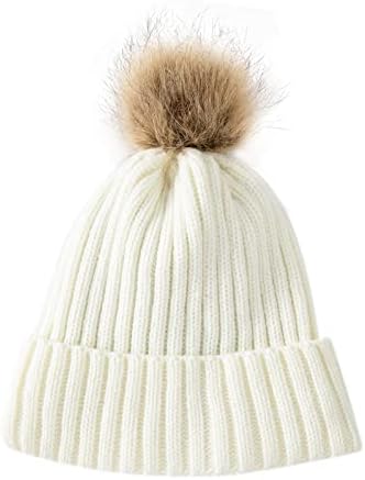 Комплект Трикотажни Ръкавици-шапки за еднократна употреба с pom-помераните Embouro, Шал-Бини, Зимна Топлоизолация