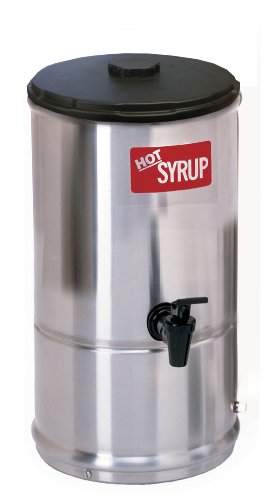 Нагревател сироп къртис уилбър Curtis Капацитет за сироп е с обем от 1,0 литра от Неръждаема стомана и Регулатори