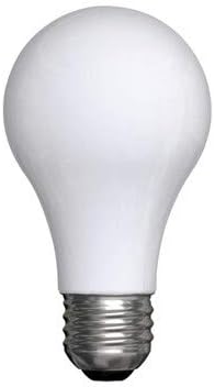GE Classic 25-Watt лампа, с регулируема яркост A19 с матово покритие Лампа с нажежаема жичка (2 бр.) E26 Със
