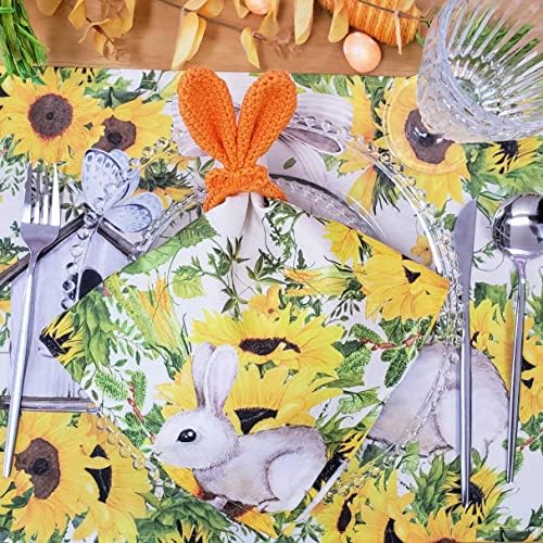 Maison Charlô | Кърпички от Оксфордской Полиэстеровой тъкан на Великден | С Заячьими Уши и Кроличьими яйца за