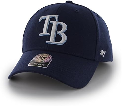 Регулируема шапка MVP Juke '47 MLB Тампа Бей Рейс Juke, Един размер, Светло-тъмно син