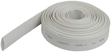 Стойност на X-DREE 2:1 свиване на тръби от бял полиолефин с диаметър 8 мм, 4 м 13,1 фута (съотношение 2: 1 на