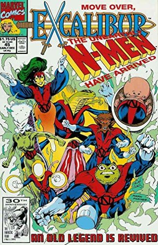 Ескалибур 45 VF ; Комиксите на Marvel | Алън Дейвис - N-Men