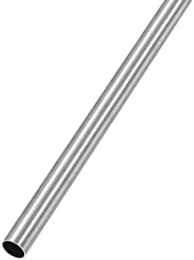 Тръба от неръждаема стомана METALLIXITY 304 (8 mm OD x 0,4 mm Стена T x 250 мм L), Пряка Тръба за домашно обзавеждане,