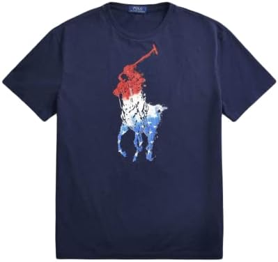 Мъжки t-shirt POLO RALPH LAUREN с участието на Голям Пони с кръгло деколте