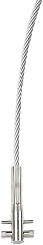 Кабел от поцинкована стомана DBI-Sala Lad-Saf 85 'L с обжатием, Диаметър 3/8 инча, 7x19 Нишки, 6106085