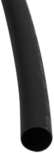 Полиолефиновое Топлинно електрическо оборудване Aexit Свиване Тръба Кабелна Втулка с Дължина 10 Метра Вътрешен диаметър 3,5 мм, Черен Цвят
