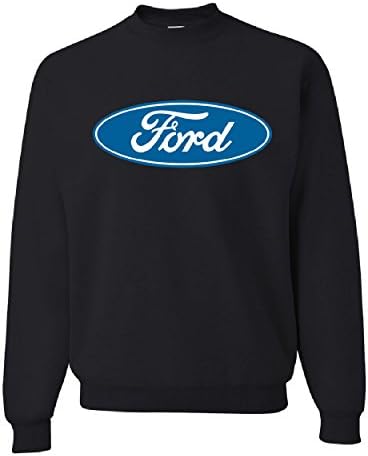 Тениска Hunt С Лицензионния Логото на Ford Новост, Hoody с яка на екипажа, FoMoCo Truck Mustang Performance