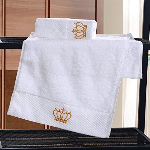 Комплект хавлиени кърпи премиум-клас от памук; 1 кърпи за баня, 1 Кърпа за ръце и 1 Гъба, Луксозен Санитарен