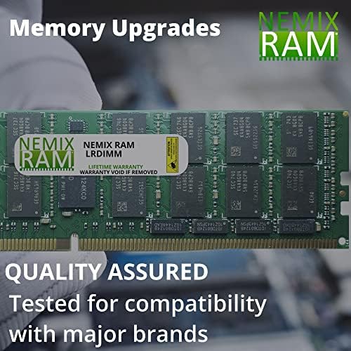 Оперативна памет NEMIX 512 GB (8x64 GB) DDR4-2666 Mhz PC4-21300 ECC LRDIMM 4Rx4 1.2 Намалява натоварването на