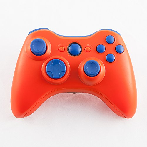 Матово оранжево със Синьо Потребителски Промяна контролер Xbox 360