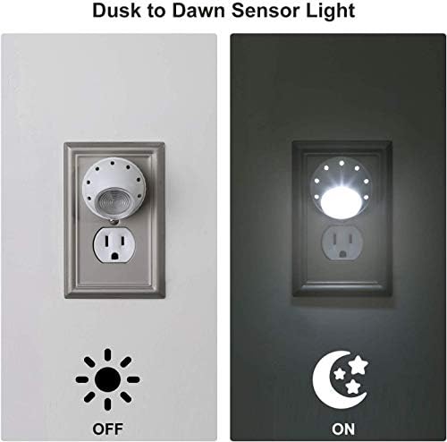 Автоматично Сменяем Сензор за Осветление и нощна светлина Топло Бяло Led Лампа за Спални