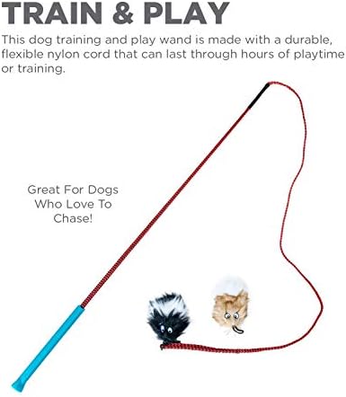 Външна Куче на Пръчка-Закачка за Кучешка Опашка с Меки Плюшени Играчки