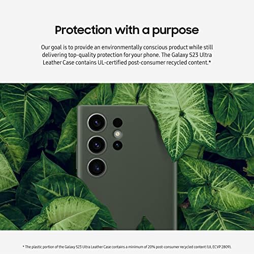 Ултра Кожен калъф за мобилен телефон SAMSUNG Galaxy S23, Защитен калъф Премиум-клас с защита отпред и отзад,