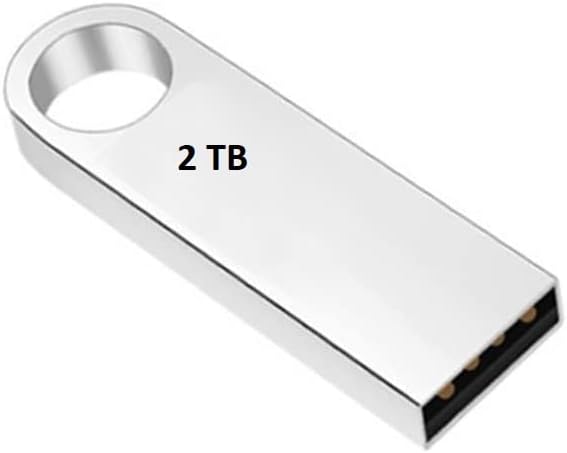 USB 3.0 2000GB 2TB Метален Флаш памет, USB Flash Drive Pendrive Водоустойчив Type-C Универсален USB Memory Stick