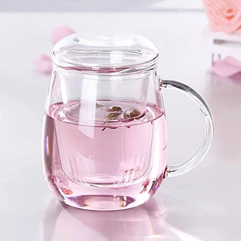КУТДЫК Ръчно изработени Стъклени Малък Чайник с Чайным Филтър Сутрешните Чаши с Дръжка на Ароматизира Чаша 500