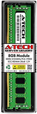 Подмяна на A-Tech 8 GB за Dell H8PGN - DDR4 2133 Mhz PC4-17000 ECC с регистрация RDIMM 2Rx8 1.2 V - Single Server