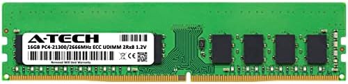Подмяна на A-Tech на 16 GB за Dell 370-AEKL - DDR4 2666 Mhz PC4-21300 ECC, Без буфериране UDIMM 2Rx8 1.2 V -