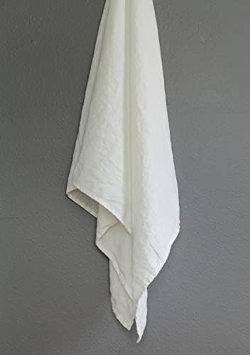 LK PureLife Ленени кърпи за баня от френски лен-Выстиранное от чист лен, Добре Впитывающее влага, Бързо