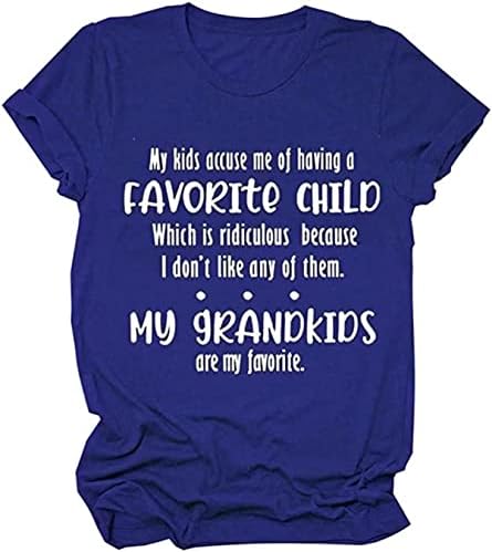 Забавен Подарък тениска за майка си и баба си, Децата Ми да ме Обвиняват в това, че имам Любима Детска Риза,