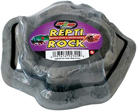 Zoo Med Repti Rock - Комбиниран комплект за приготвяне на храна и вода Small - Опаковка от 12 броя