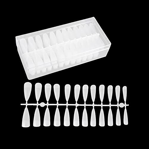 predolo 240 Бр. Гел Накрайници за нокти Прозрачни за Накисване Изграждане на нокти Дизайн Нокти 10-12 Размери