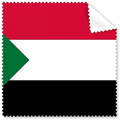 Судан Национален Флаг Африканска Държава Плат За Почистване на Екрана на Телефона за Пречистване на Точки 5шт