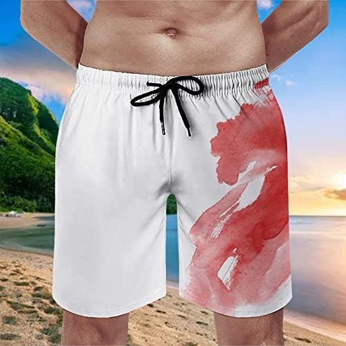 Мъжки Плажни къси Панталони с Джобове с цип, Мъжки Летни Модни Шорти за Почивка, Топли Пролетни 3D Шорти за