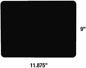 Черна Дъска за сухо Изтриване 9 x 11,875 за дома или училището употреба