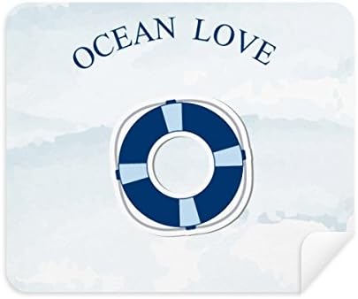 Животът е Океан от Любов, Море Ветроходство Синя кърпичка За Почистване на Екрана за Пречистване на 2 елемента