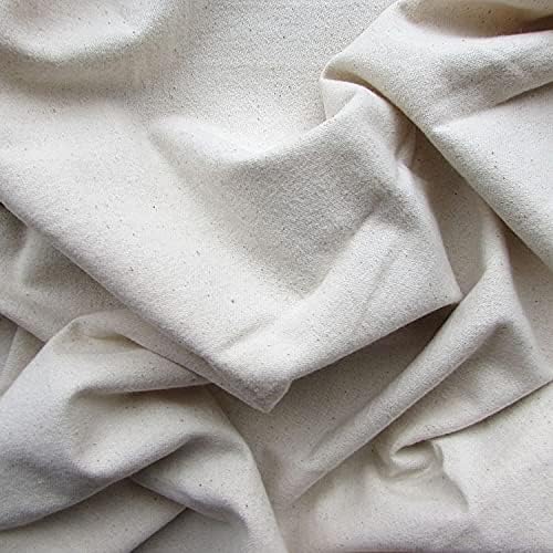 Фланелевая плат от Органичен памук в Тежка категория - Натурална - 55 Инча - by The Yard