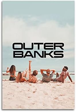 Плакат на филма Outer Banks Плакати Obx върху Платно Художествен Плакат И Стенни Художествена картина С Принтом