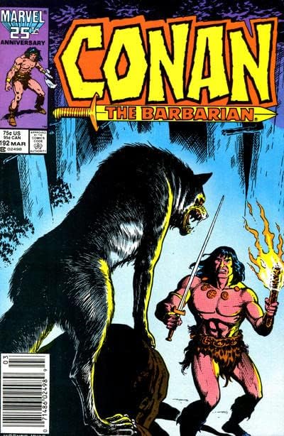 Конан-варварин 192 (павилион за вестници) VF ; Комиксите на Marvel