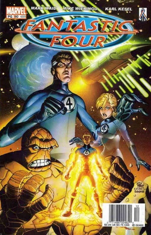 Фантастичната четворка (Том 3) 60 (Newsstand) VF ; Комиксите на Marvel | 489 Марк Уейд Виеринго