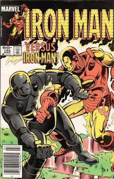 Iron man (1-ва серия) 192 (павилион за вестници) VF; Комиксите на Marvel | Дани о ' Нийл
