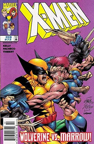 Хората X (2 серия) 72 (Newsstand) VF ; Комиксите на Marvel | Джо Кели Върколак срещу Марроу