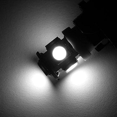 Whitelotous 20PCS 12/24 В Led Бяла Светлина Кола Страничната V Задна Светлина Лампа Габаритный Фенер Ярки Лампи