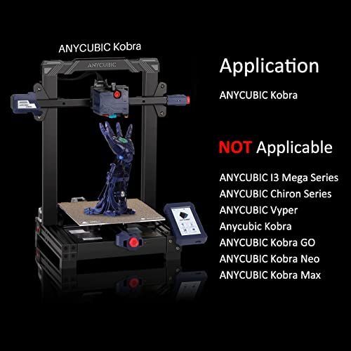 ANYCUBIC 3D принтер Kobra екструдер Hotend V5 J-Head печатаща глава със силикон пръсти 0.4 mm Дюза 24 В Керамичен