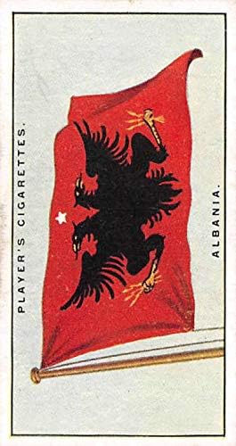 1928 Джон Плейър и синове Знамена на Лигата на Нациите Неспортивная търговска картичка №2 Албания