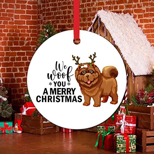 Куче с Коледни Коледни Декорации от Рога на Елени Ние Подаряваме Ви Весели Коледни Декорации Подарък Куче Ротвайлер