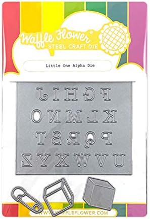 Waffle цвете Little One Alpha Die (ви Позволява да създавате най-сладък кубчета с азбука!)