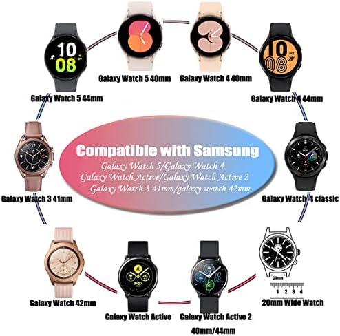 Съвместим с Samsung Galaxy Watch 5 ленти 40 мм 44 мм/ Galaxy Watch 4 Ленти за жени, Красиви Бижута, Метална