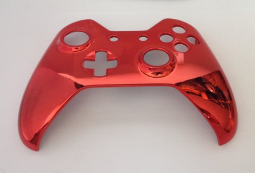 E-МОДИФИКАЦИИ на ГЕЙМ контролер за Xbox One с червено хромирано корпус - Оригинален Горната обвивка