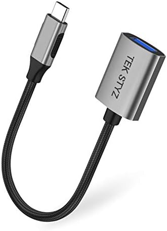 Адаптер Tek Styz USB-C USB 3.0 е обратно Съвместим с вашия преобразувател Sony WF-1000XM4 OTG Type-C/PD Male