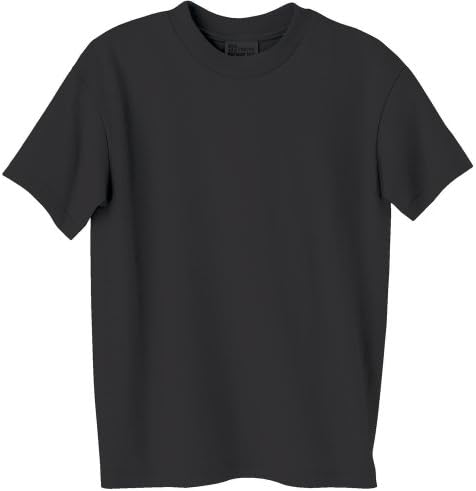 Тениска Hanes 5,2 унции Младежта COMFORTSOFT HEAVYWEIGHT 50/50, черна