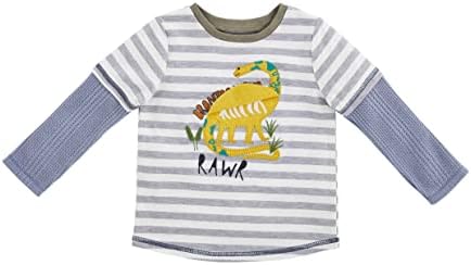 Тениска с Динозавром за малки момчета Mud Pie