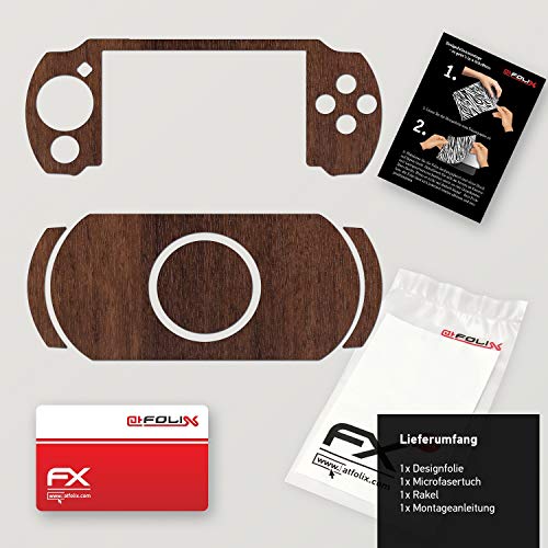 Стикер на Sony PSP-E1000/E1004 Skin FX-Wood-Teak Стикер-винетка за PSP-E1000/E1004