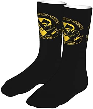 BBQT 1st Air Cavalry Division - Чорапи Live The Legend, Ежедневни Спортни Модни Чорапи, Чорапи Унисекс За Мъже