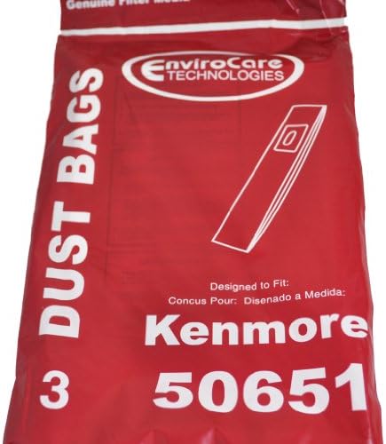 Вертикални вакуумни торби EnviroCare 50651, по 3 в опаковка, предназначена специално за Kenmore